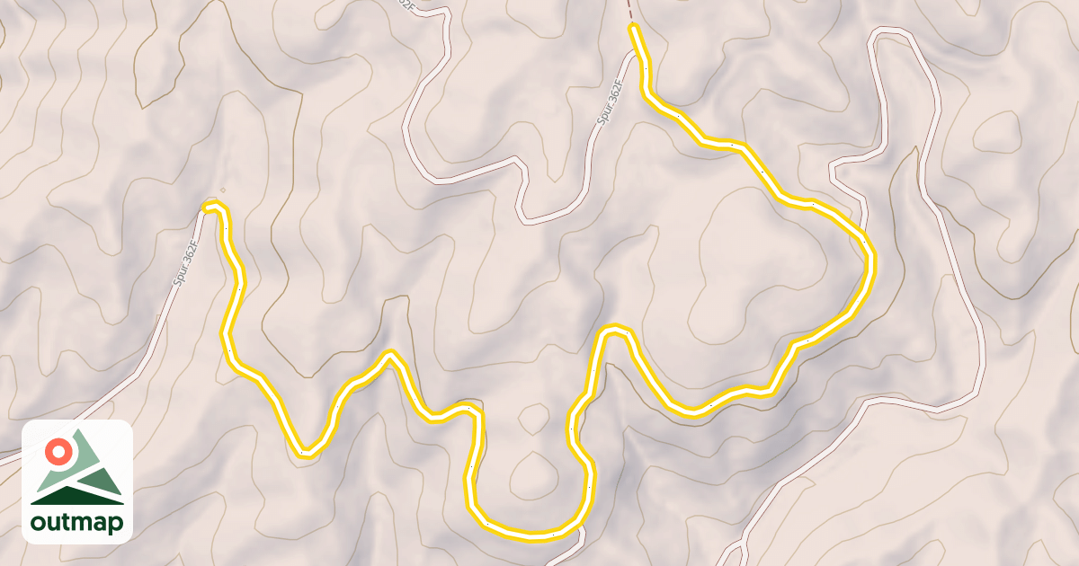 Map of Skyline Yurt Access