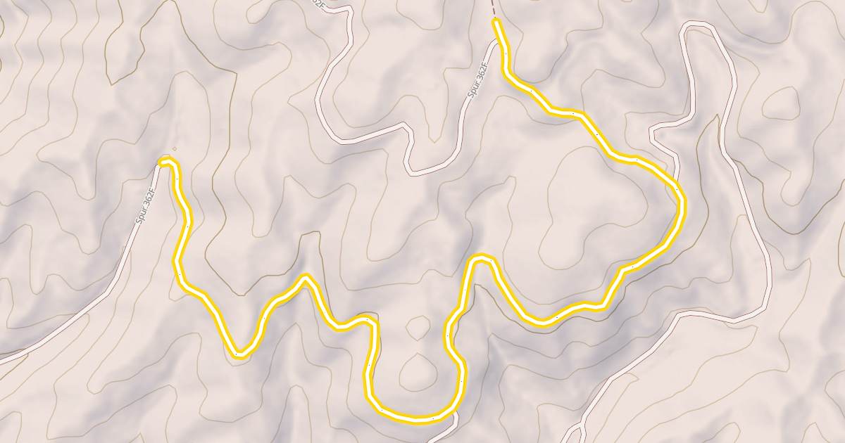 Map preview of Skyline Yurt Access