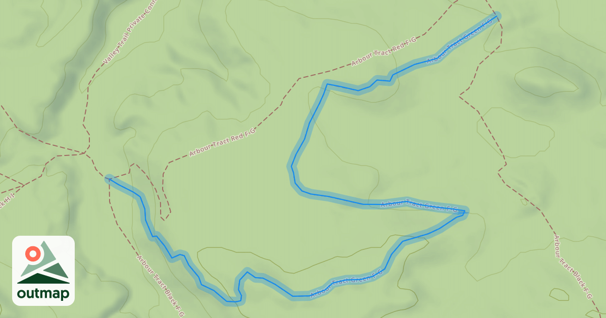Map of Arbour Tract Green F-G