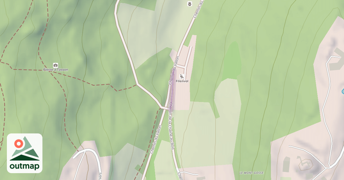 Map of Chemin de la Chaine au Bois