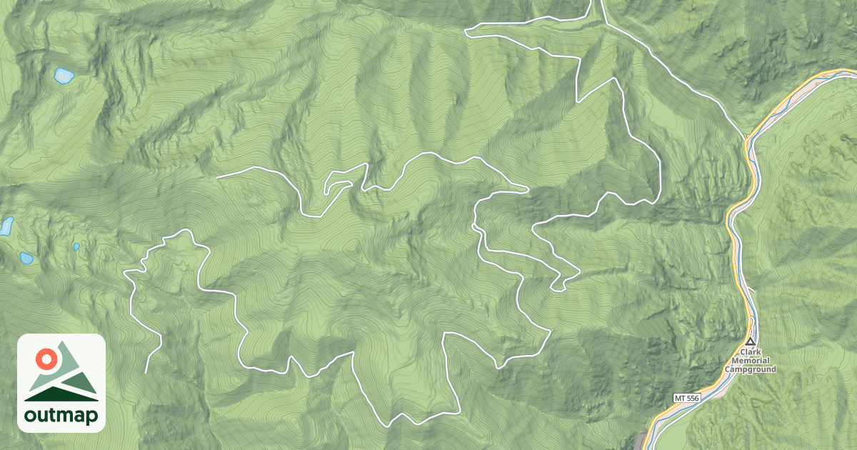 Map of LIVER RIDGE