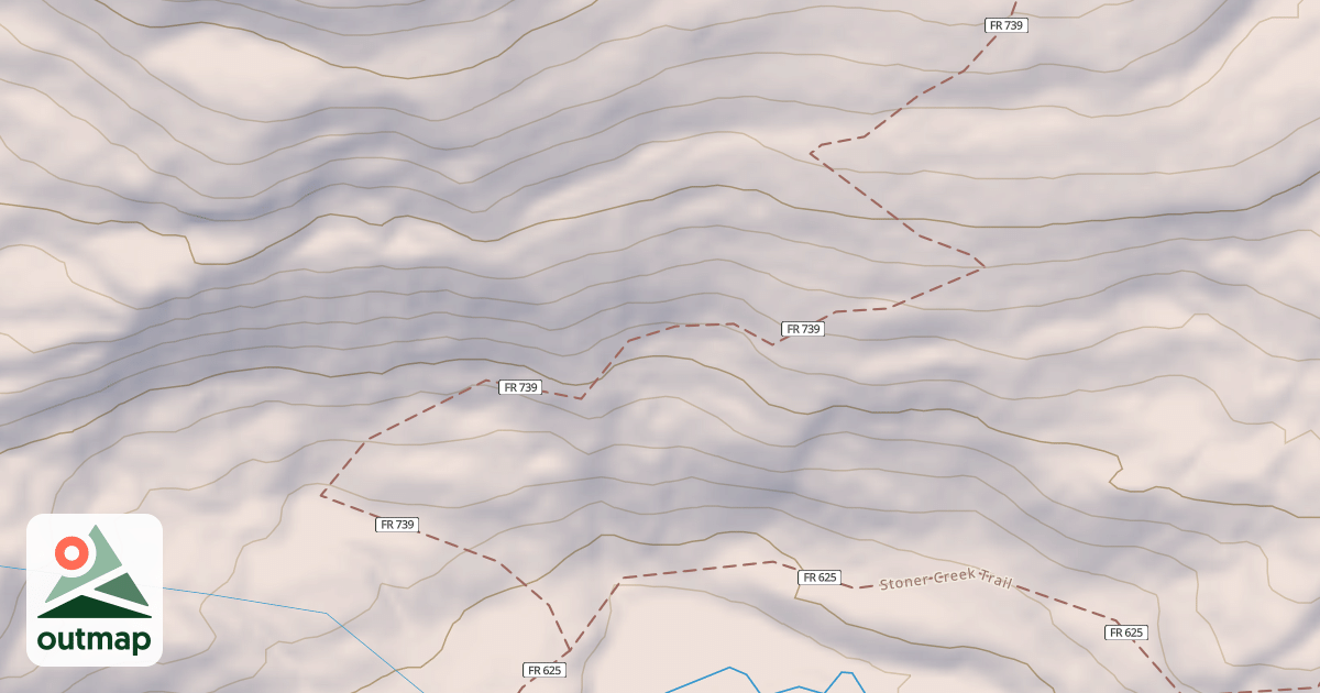 Map of West Twin Springs