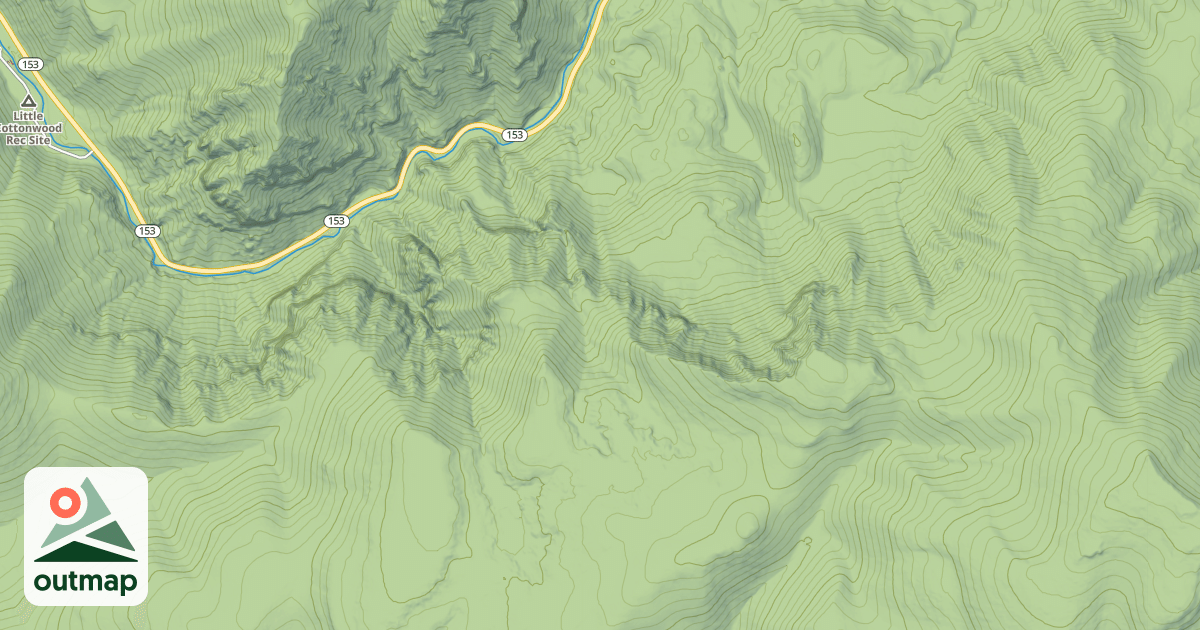 Map of Trail 3619