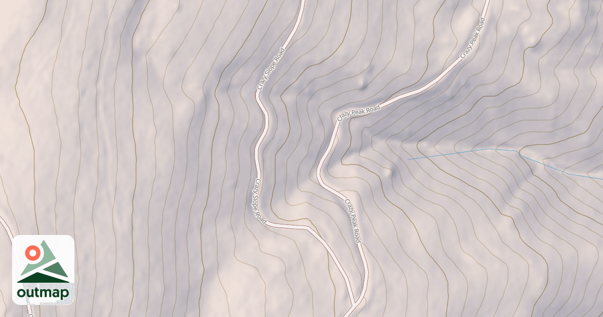 Map of CRAZY SLOPE