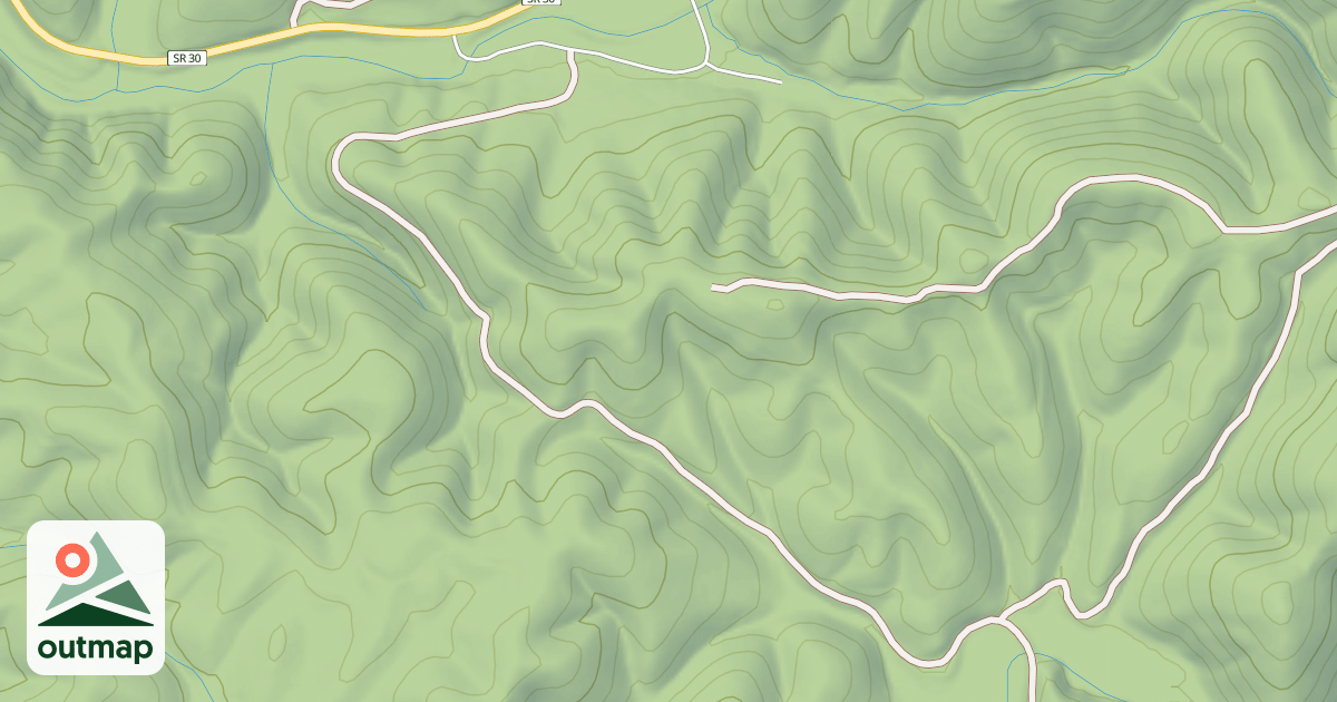 Map of MADDEN BRANCH