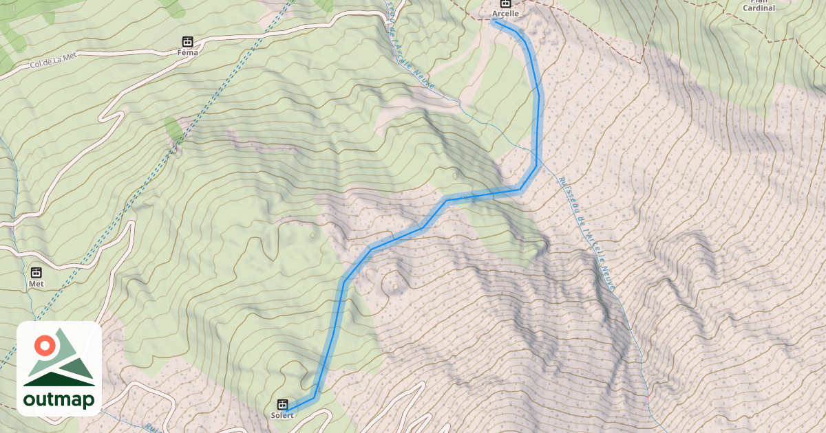 Map of Arcelle