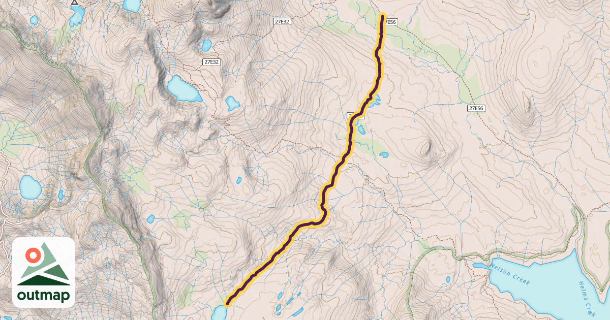 Map of Nelson Lake Trail