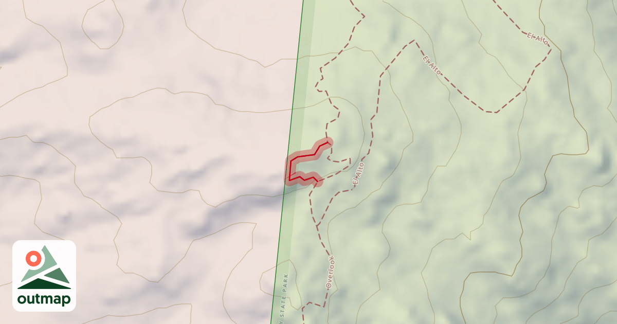 Map of Alto d'Alto