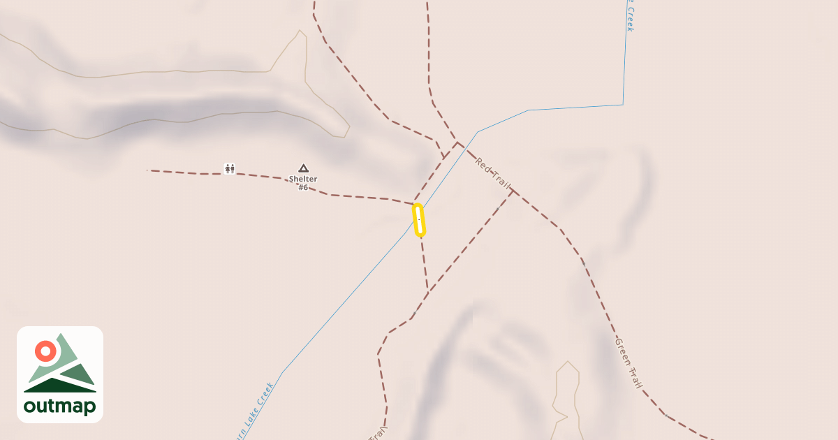 Map of Red Trail