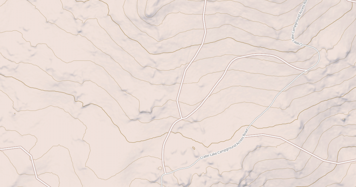 Map preview of CRATER LAKE MTN SPUR