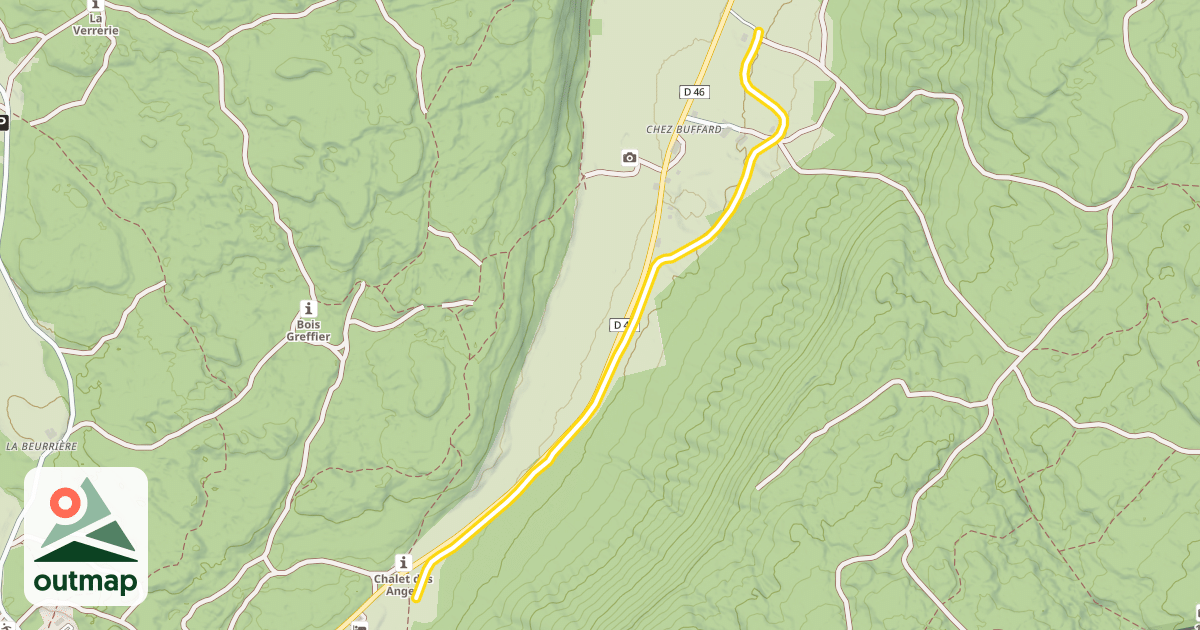 Map of Transjurassienne (itinéraire course uniquement)