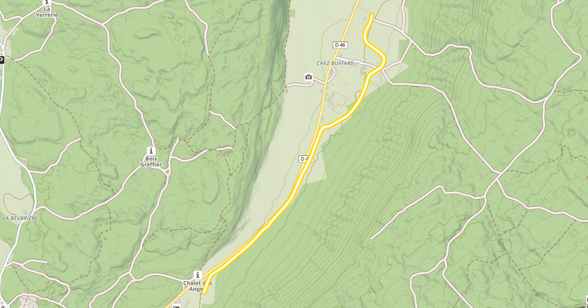 Map preview of Transjurassienne (itinéraire course uniquement)