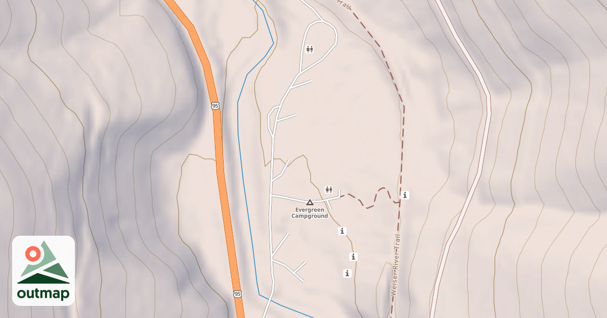 Map of EVERGREEN CG