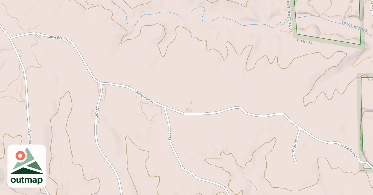 Map of LATHE BRANCH