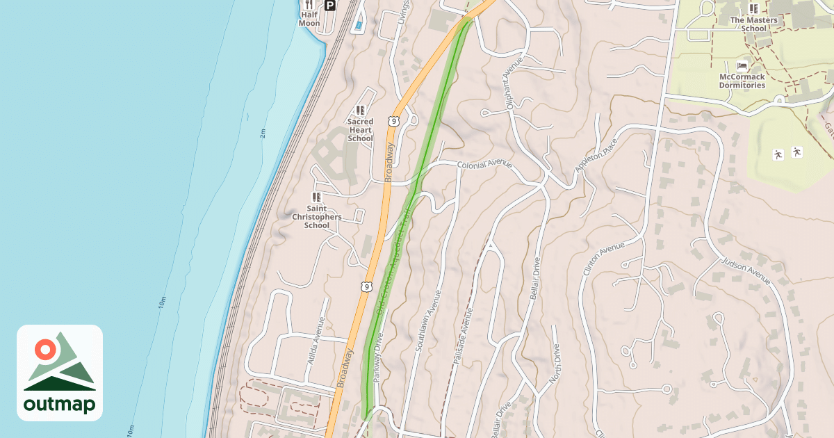 Map of Old Croton Aqueduct Trail