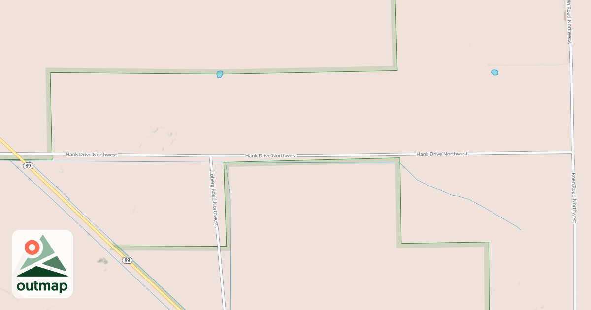 Map of Fourtown-Grygla Trail System