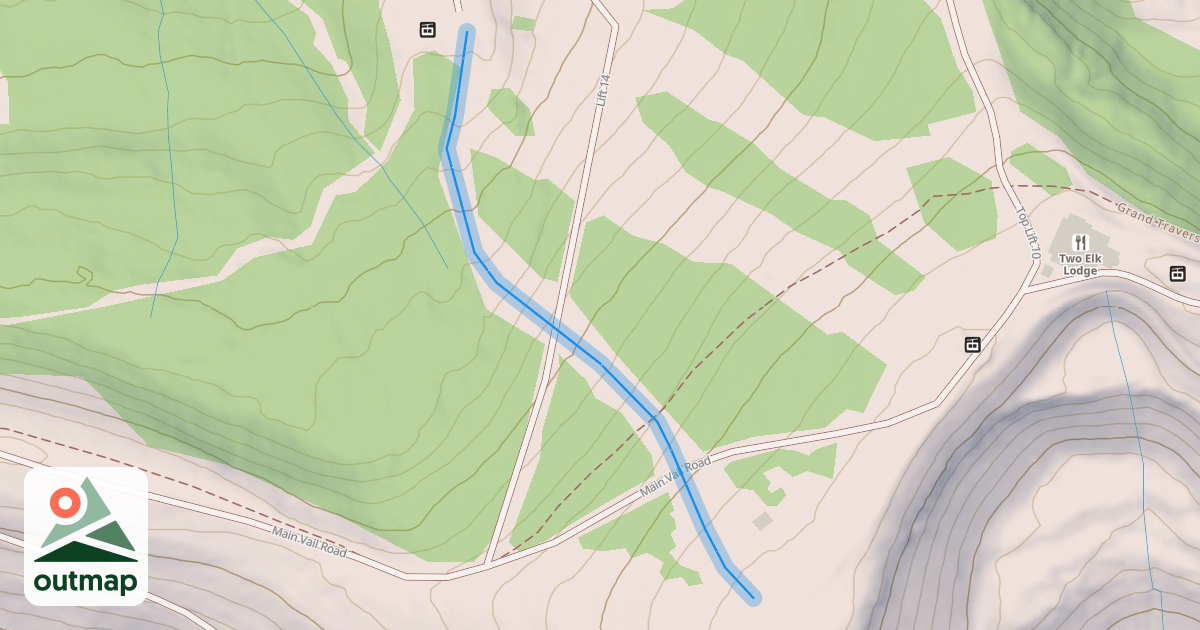 Map of Whiskey Jack