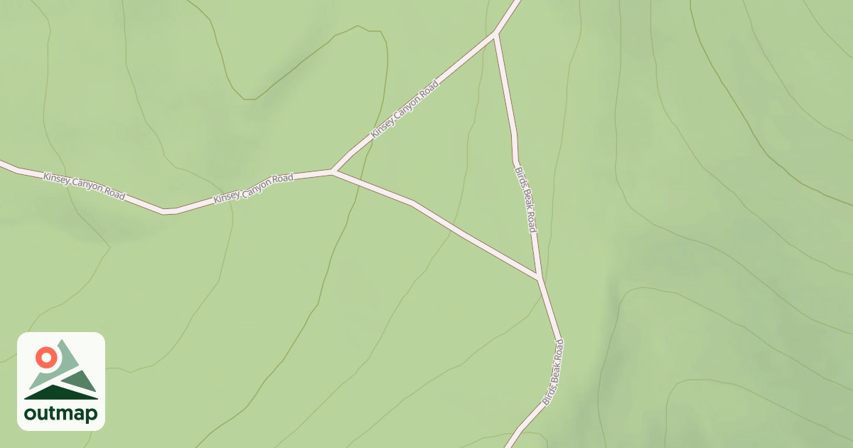 Map of BIRDS BEAK CUTOVER