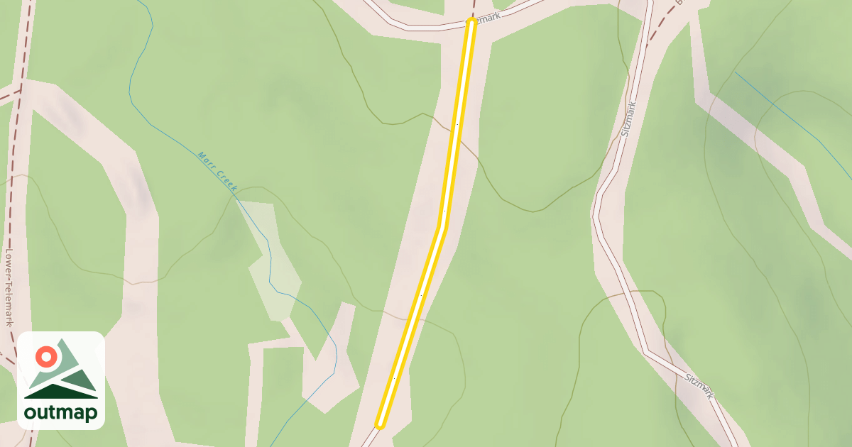 Map of Baden Powell Trail