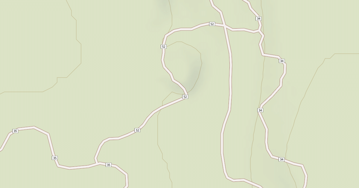 Map preview of Cline Buttes Tr 52