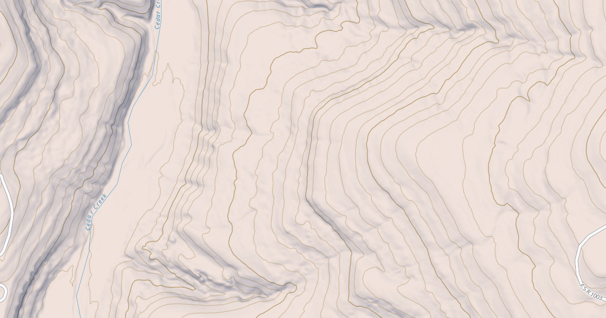 Map preview of USFS Motor Vehicle Use Map Roads {393C6327-C0E6-49EA-88A0-F8991B2FDA2C}