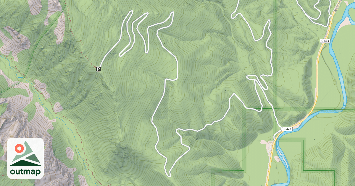 Map of (FDR) TROY CREEK