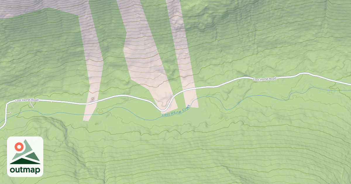 Map of (FDR) LOST HORSE