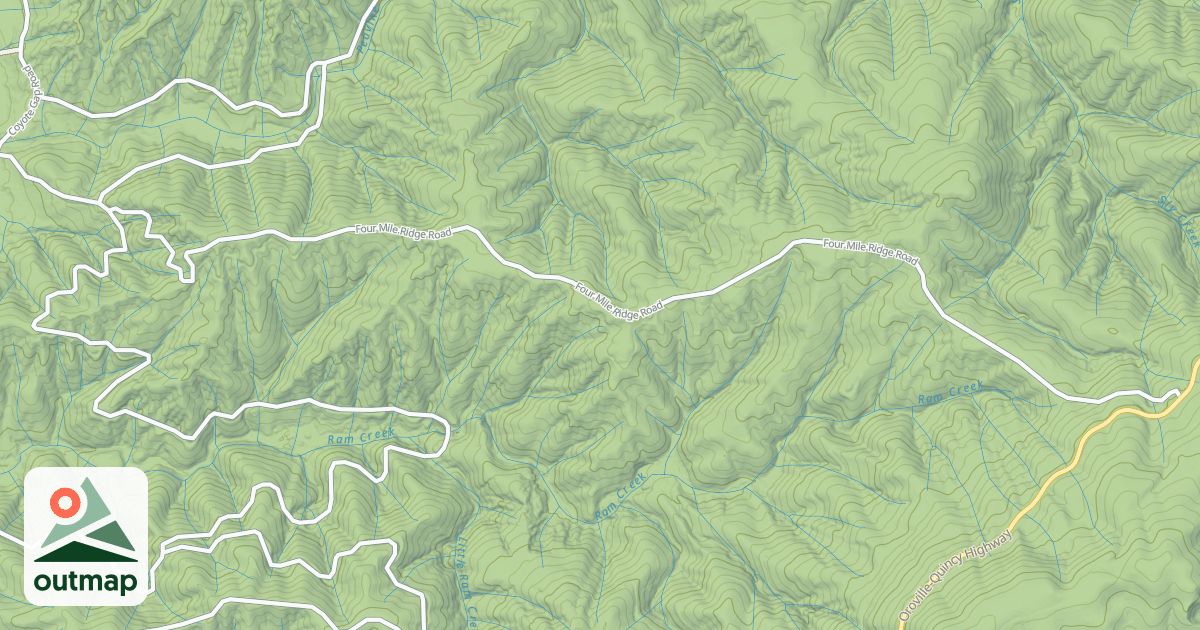 Map of FOUR MILE RIDGE