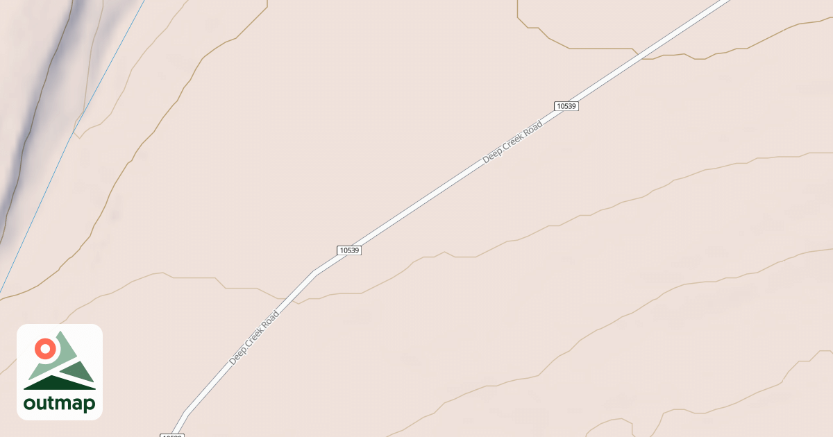 Map of DEEP CREEK DISPERSED A