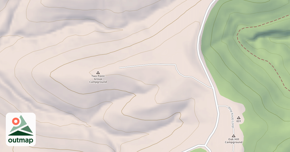 Map of IR VESUVIUS, TWO POINTS
