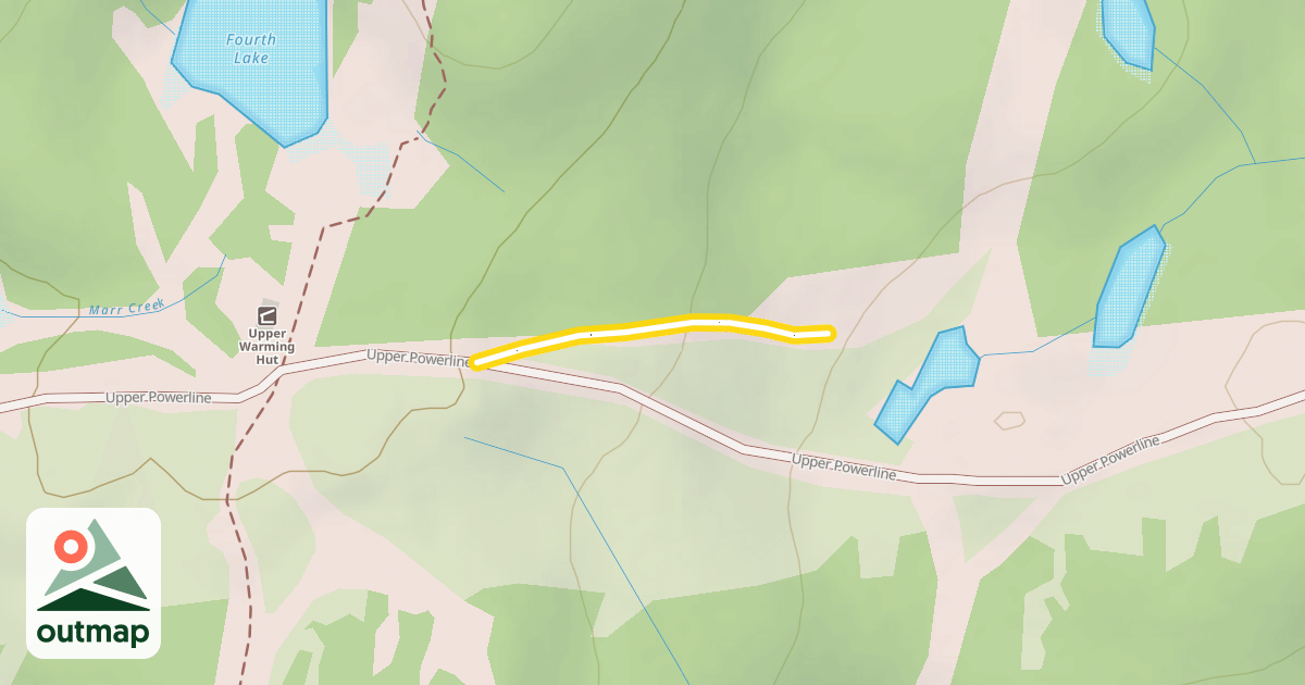 Map of Hunter's Powerline