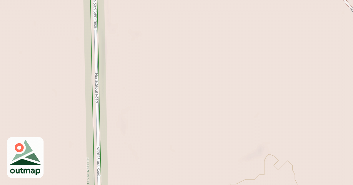 Map of STOUT ORV TRAILHEAD