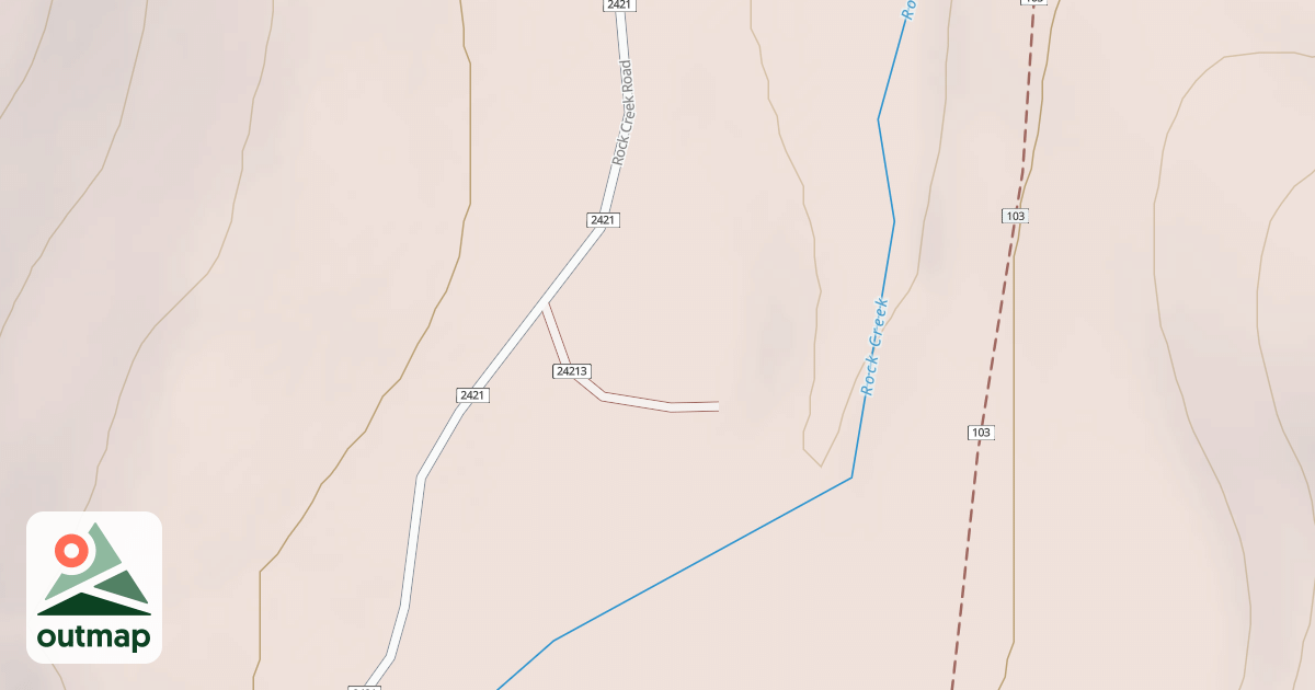 Map of DISPERSED CAMPSITE