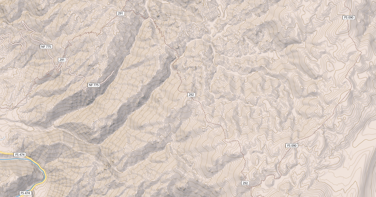 Map preview of CAMP CREEK CUT-OFF