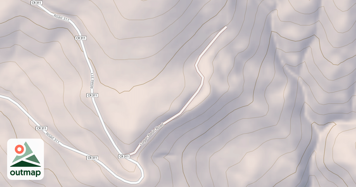 Map of LOGAN BASIN