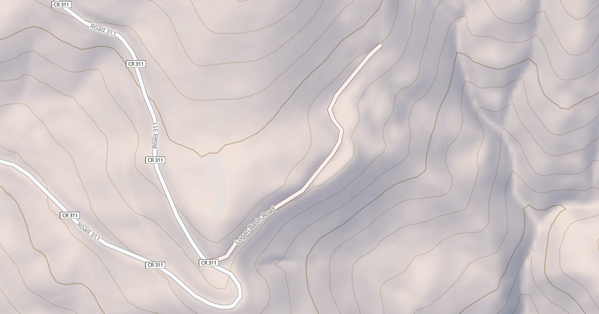Map preview of LOGAN BASIN