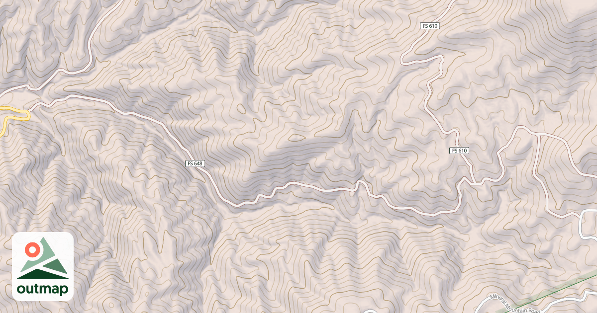 Map of EAST FORK ALDER CREEK