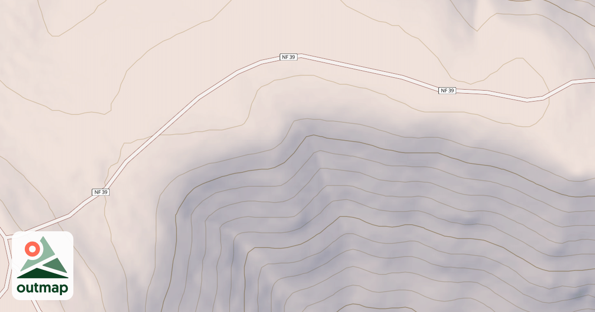 Map of USFS Motor Vehicle Use Map Roads {A5A197B1-8577-42CF-92C6-5F6B9A4CBFBF}
