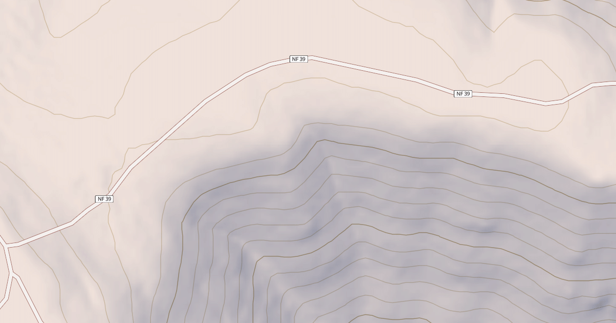 Map preview of USFS Motor Vehicle Use Map Roads {A5A197B1-8577-42CF-92C6-5F6B9A4CBFBF}