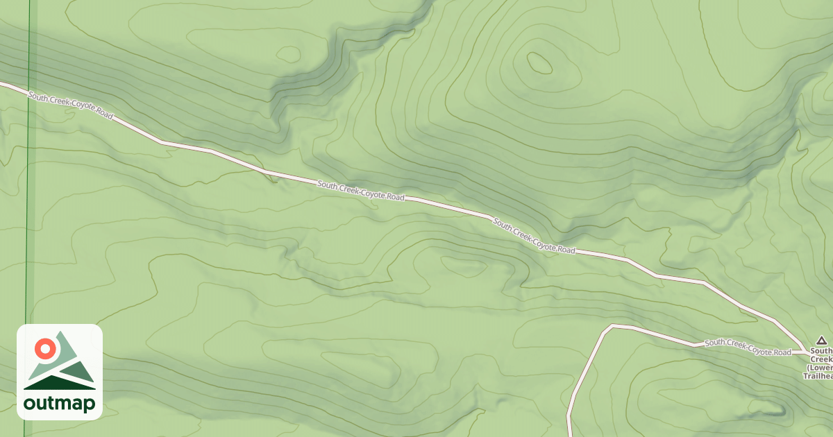Map of SOUTH CREEK-COYOTE