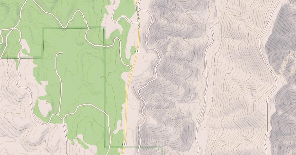 Map preview of N231 HWY 3
