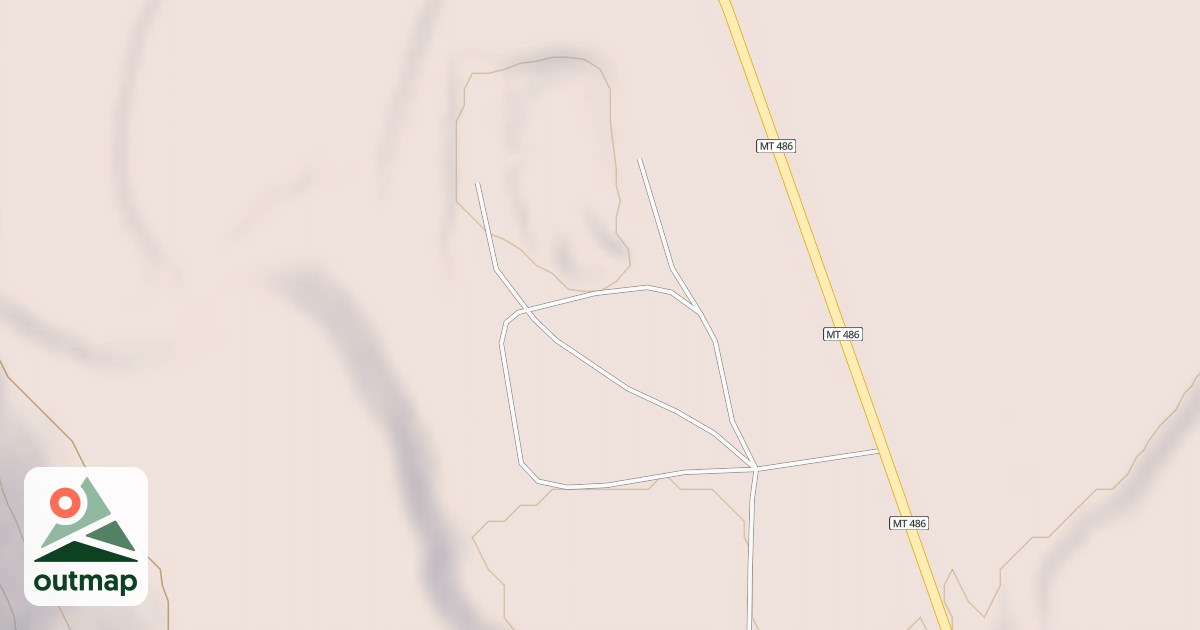 Map of GLACIER RIM PIT