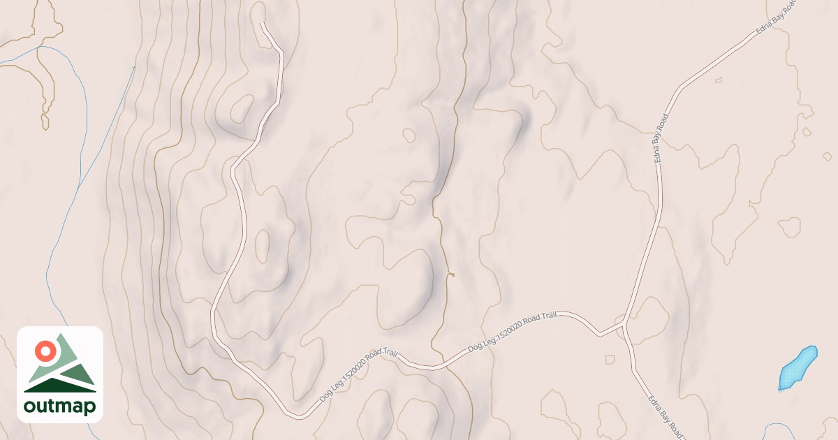 Map of Dog Leg 1520020 Road