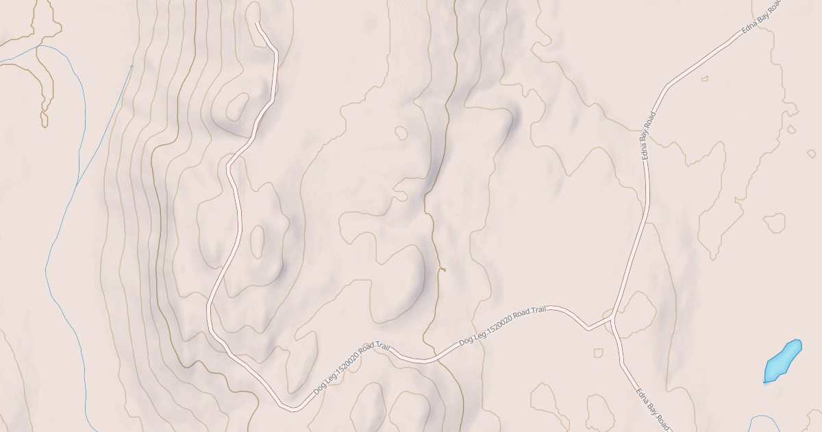 Map preview of Dog Leg 1520020 Road