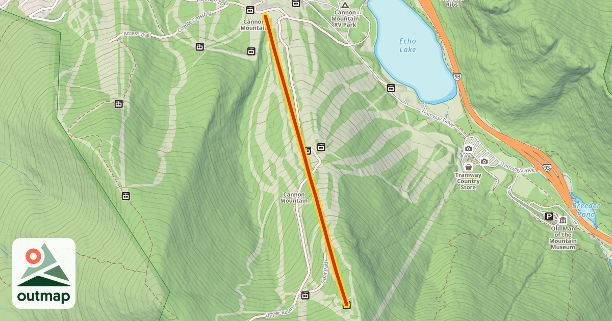 Map of Peabody Express Quad