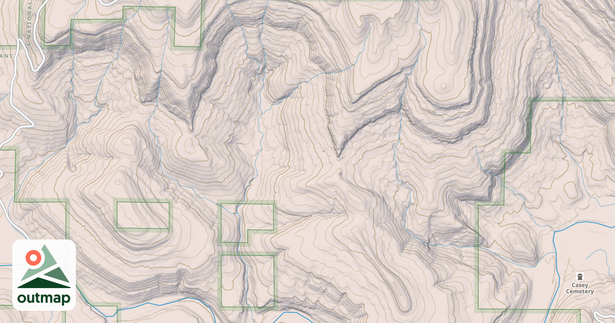 Map of FLAT ROCK