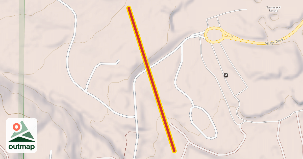 Map of Rock Creek Poma