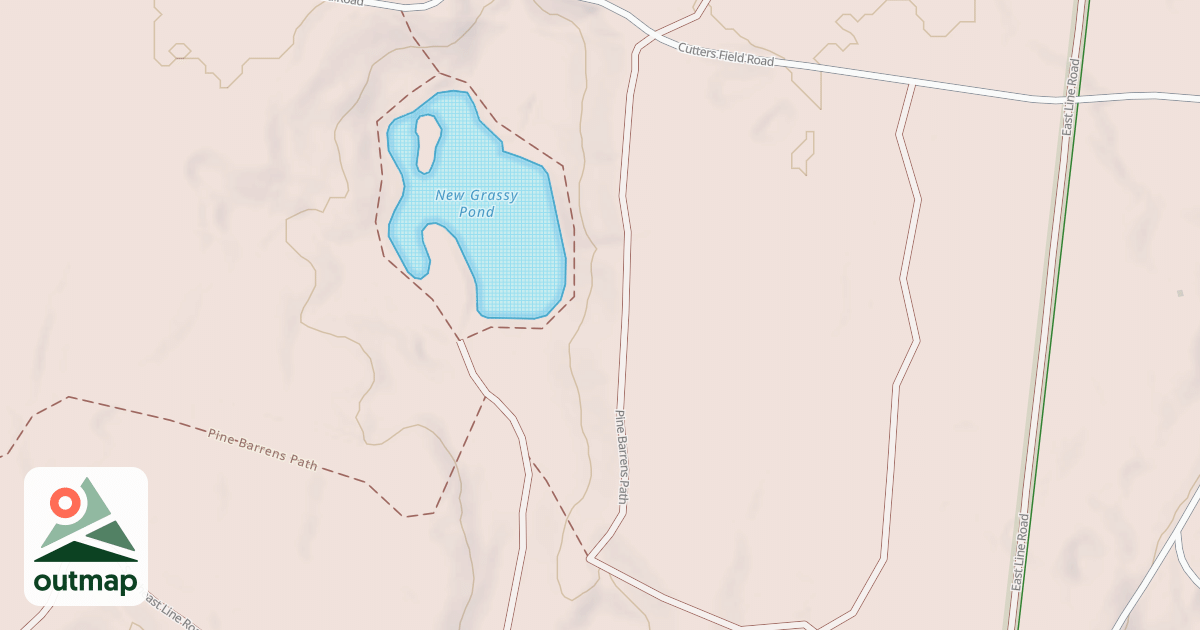 Map of Pine Barren Path