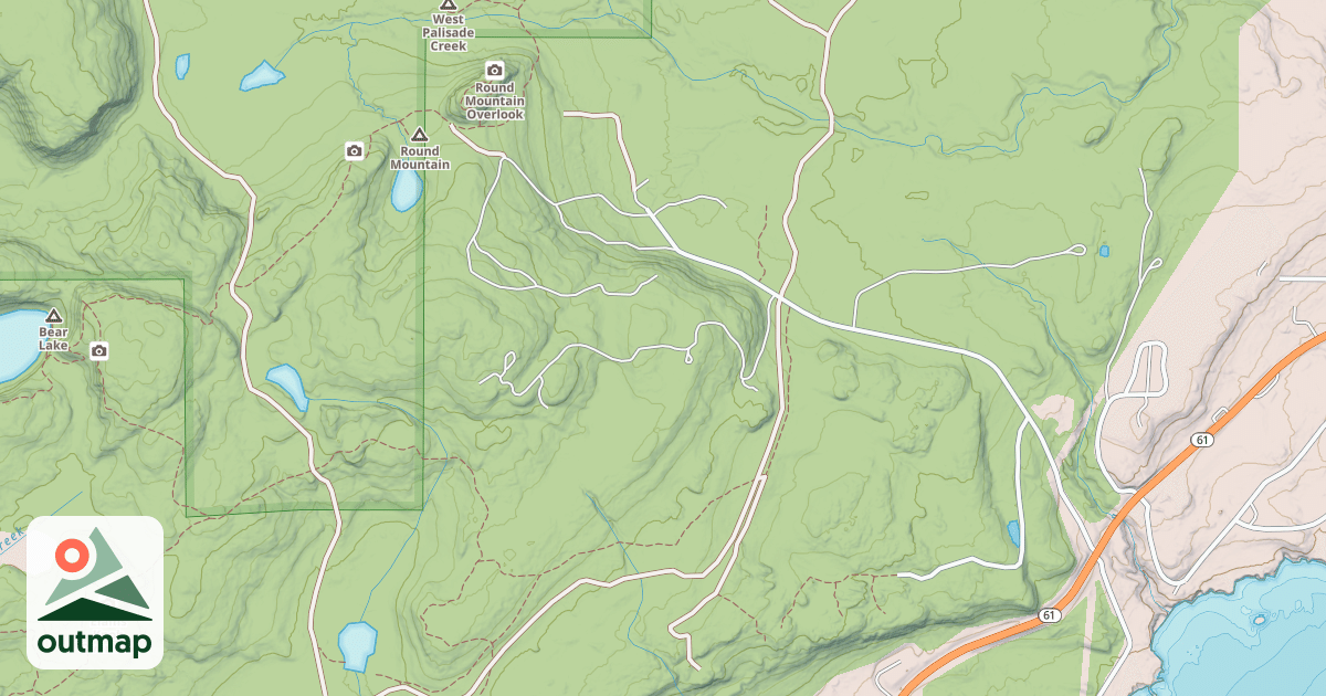 Map of Red Dot Trail