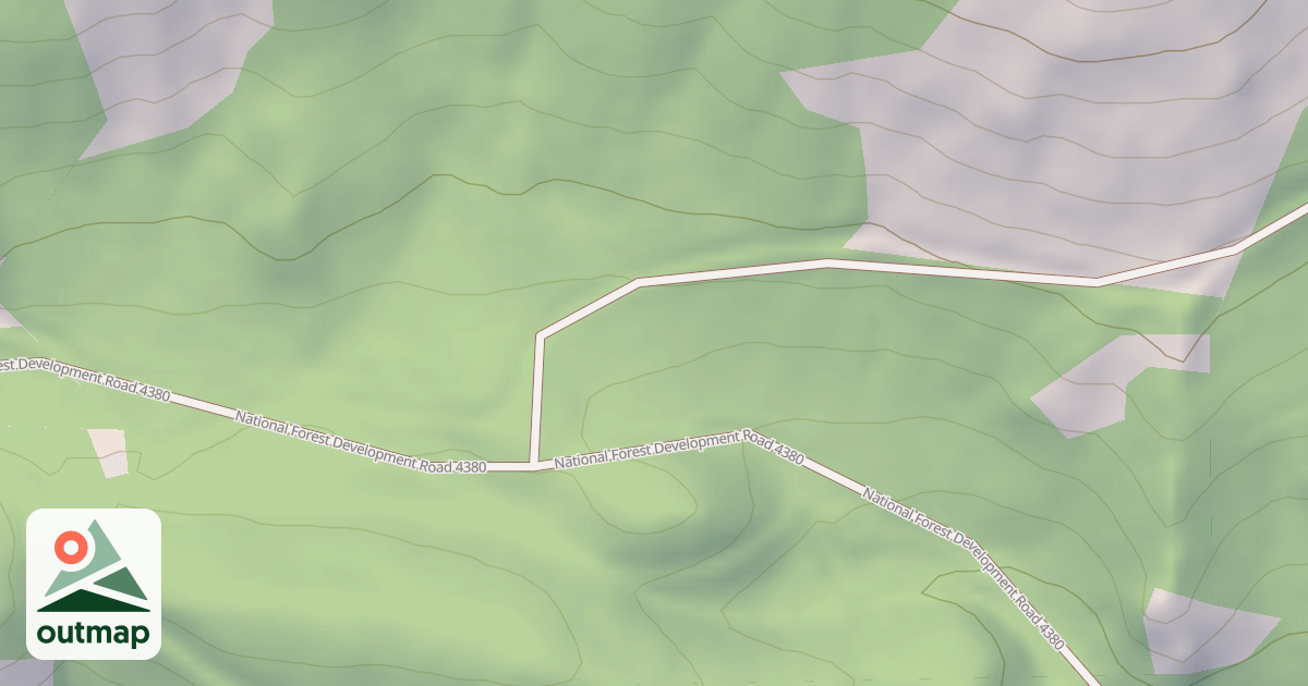 Map of USFS National Forest System Roads {CAC86450-A98F-4686-90C9-84CFBF487BA9}